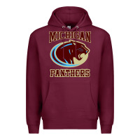 Burgundy The Panthers Premium Hoodie - linhVisuals