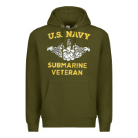 Army Green submarine veteran tshirt Premium Hoodie - linhVisuals