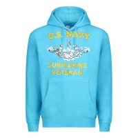 Ocean Blue submarine veteran tshirt Premium Hoodie - linhVisuals
