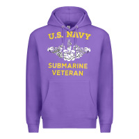 Purple submarine veteran tshirt Premium Hoodie - linhVisuals