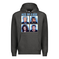 Charcoal Heather vintage Ace Of The Base Premium Hoodie - linhVisuals