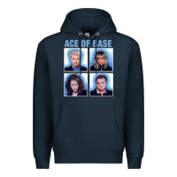 Navy vintage Ace Of The Base Premium Hoodie - linhVisuals