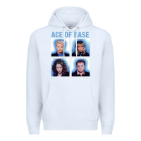 White vintage Ace Of The Base Premium Hoodie - linhVisuals