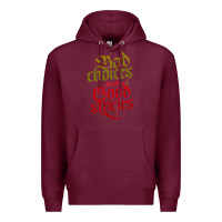 Burgundy bad choices make good stories Premium Hoodie - linhVisuals