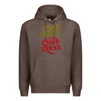 Coffee bad choices make good stories Premium Hoodie - linhVisuals