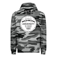 Slate Camo Washburn University Premium Hoodie - linhVisuals