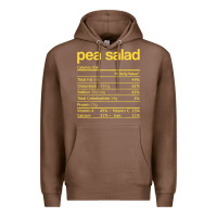 Chestnut pea salad nutrition facts funny thanksgiving christmas food Premium Hoodie - linhVisuals