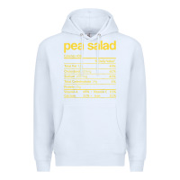 White pea salad nutrition facts funny thanksgiving christmas food Premium Hoodie - linhVisuals