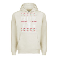 Oatmeal Heather coffee ugly sweater christmas Premium Hoodie - linhVisuals