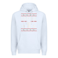 White coffee ugly sweater christmas Premium Hoodie - linhVisuals