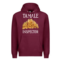 Burgundy tamale inspector mexican holiday christmas food Premium Hoodie - linhVisuals