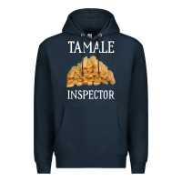 Navy tamale inspector mexican holiday christmas food Premium Hoodie - linhVisuals