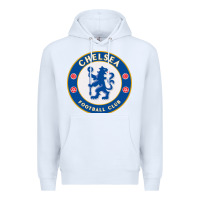 White chealsea Premium Hoodie - linhVisuals
