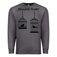 Charcoal Heather Attempted Murder Premium Sweatshirt - Bettercallsaul