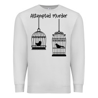 Dove Grey Attempted Murder Premium Sweatshirt - Bettercallsaul