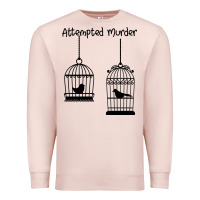 Pale Pink Attempted Murder Premium Sweatshirt - Bettercallsaul