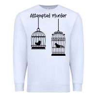 White Attempted Murder Premium Sweatshirt - Bettercallsaul