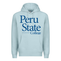 Blue Mist Peru State College Wordmark Premium Hoodie - linhVisuals