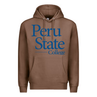Chestnut Peru State College Wordmark Premium Hoodie - linhVisuals