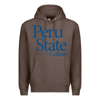 Coffee Peru State College Wordmark Premium Hoodie - linhVisuals