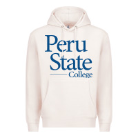 Pale Pink Peru State College Wordmark Premium Hoodie - linhVisuals