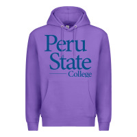 Purple Peru State College Wordmark Premium Hoodie - linhVisuals