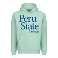 Seafoam Peru State College Wordmark Premium Hoodie - linhVisuals