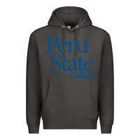 Smoke Peru State College Wordmark Premium Hoodie - linhVisuals
