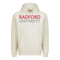 Oatmeal Heather Radford University Wordmark Premium Hoodie - linhVisuals