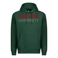 Sports Green Radford University Wordmark Premium Hoodie - linhVisuals