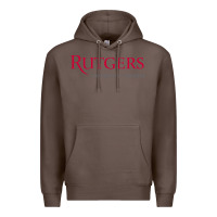 Coffee Rutgers University Newark Logotype Premium Hoodie - linhVisuals