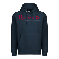 Navy Rutgers University Newark Logotype Premium Hoodie - linhVisuals