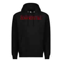 Black Siue Wordmark Premium Hoodie - linhVisuals