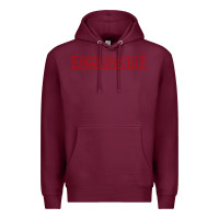 Burgundy Siue Wordmark Premium Hoodie - linhVisuals