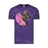 Cloud Purple Baby Gorilla With Tutu Vintage Tee - LillyAllenDesigns