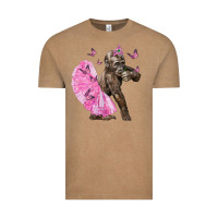 Vintage Coffee Baby Gorilla With Tutu Vintage Tee - LillyAllenDesigns