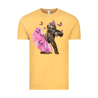 Vintage Mustard Baby Gorilla With Tutu Vintage Tee - LillyAllenDesigns