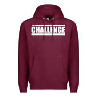 Burgundy the challenge Premium Hoodie - linhVisuals