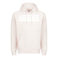 Pale Pink the challenge Premium Hoodie - linhVisuals