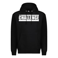 Black the challenge Premium Hoodie - linhVisuals
