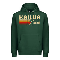 Sports Green kailua hawaii Premium Hoodie - linhVisuals