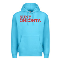 Ocean Blue Suny Oneonta Wordmark Premium Hoodie - linhVisuals