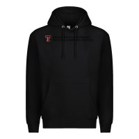 Black Texas Tech University Health Sciences Center Wordmark Premium Hoodie - linhVisuals