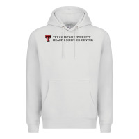 Dove Grey Texas Tech University Health Sciences Center Wordmark Premium Hoodie - linhVisuals