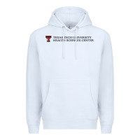 White Texas Tech University Health Sciences Center Wordmark Premium Hoodie - linhVisuals
