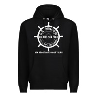 Black s.s. minnow tour Premium Hoodie - linhVisuals