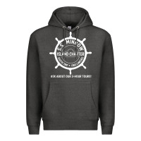 Charcoal Heather s.s. minnow tour Premium Hoodie - linhVisuals