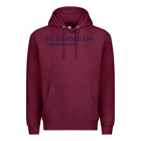 Burgundy Uc Hastings Wordmark 2019 Premium Hoodie - linhVisuals