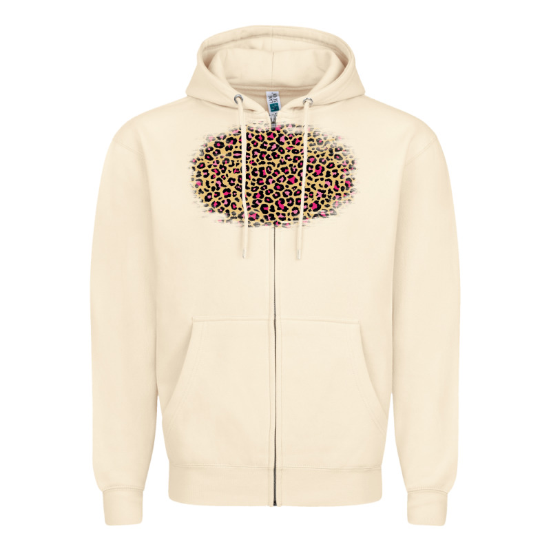Leopard Pattern Zipper Hoodie by RanaPortraitStore | Teevron