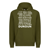 Army Green law and order svu opening monologue Premium Hoodie - linhVisuals